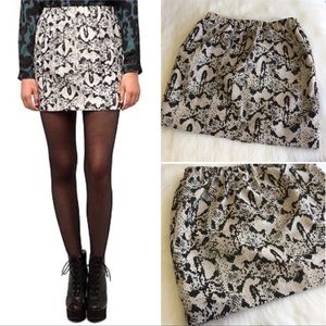 Urban Outfitters Sparkle & Fade Snakeskin Skirt